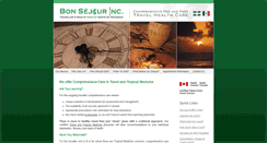 Desktop Screenshot of bonsejour.ca